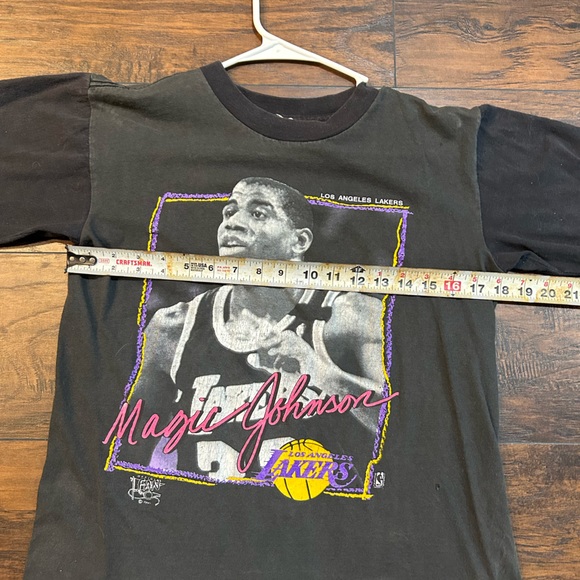 Magic Johnson Los Angeles Lakers Vintage T-Shirt - Picture 4 of 7